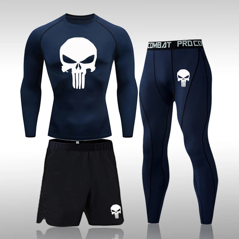 Skull Compression Sports Set